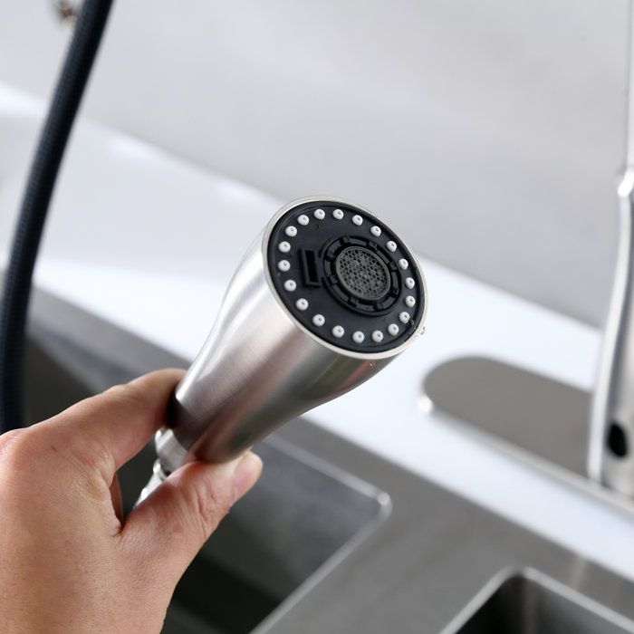 Clovis Goods Pull Down Touchless Kitchen Faucet & Reviews Wayfair